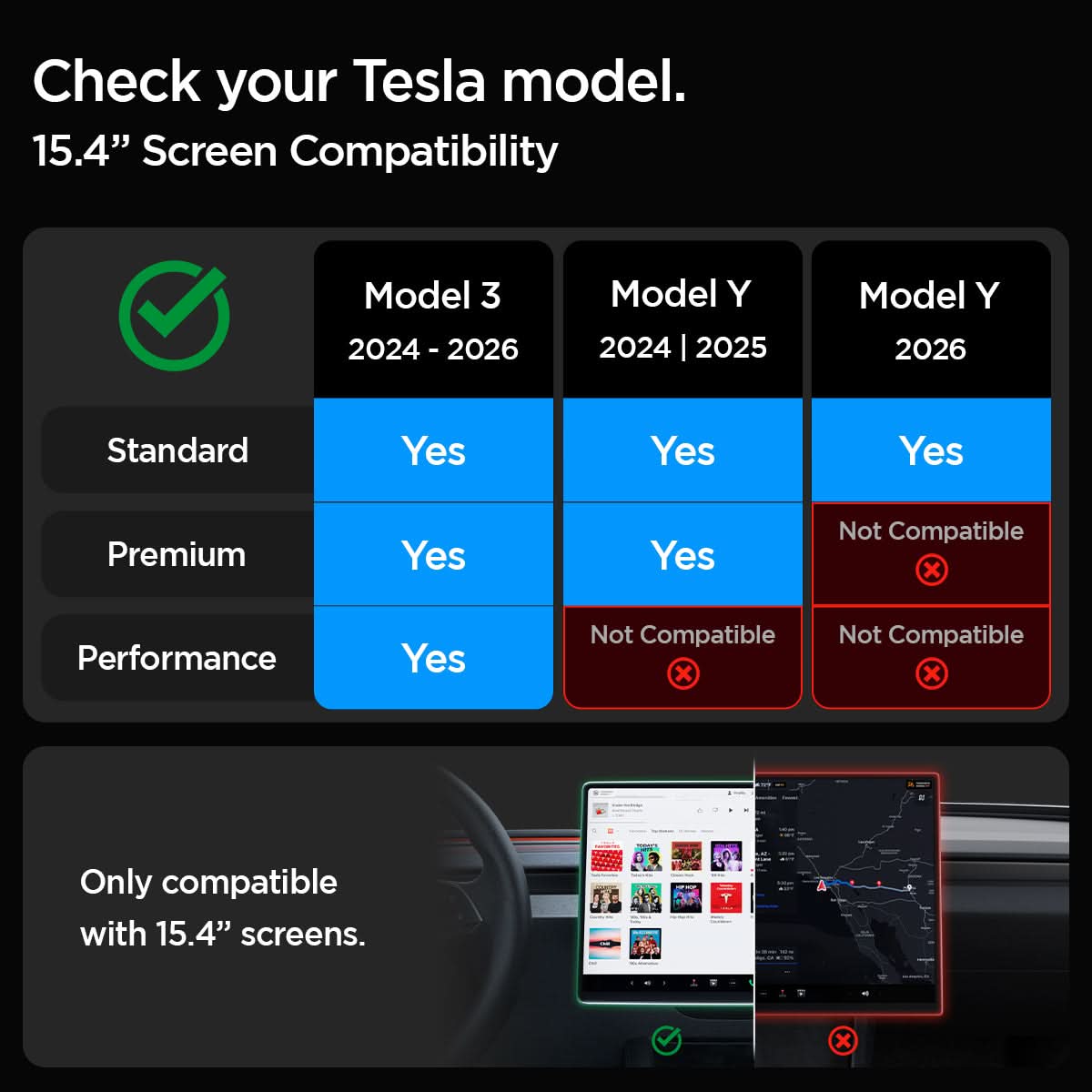 Tesla Series - Screen Protector GLAS.tR EZ Fit | 15.4 inch - Image 2