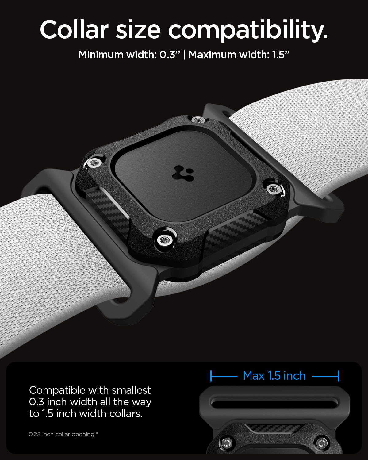 Apple AirTag Series - Tough Armor IP Pet Collar - Image 8