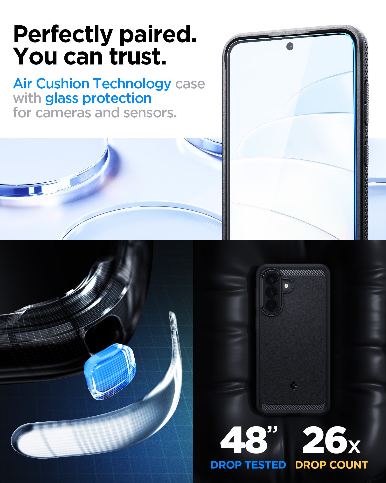 Galaxy A Series - Rugged Armor + Glass - Image 8
