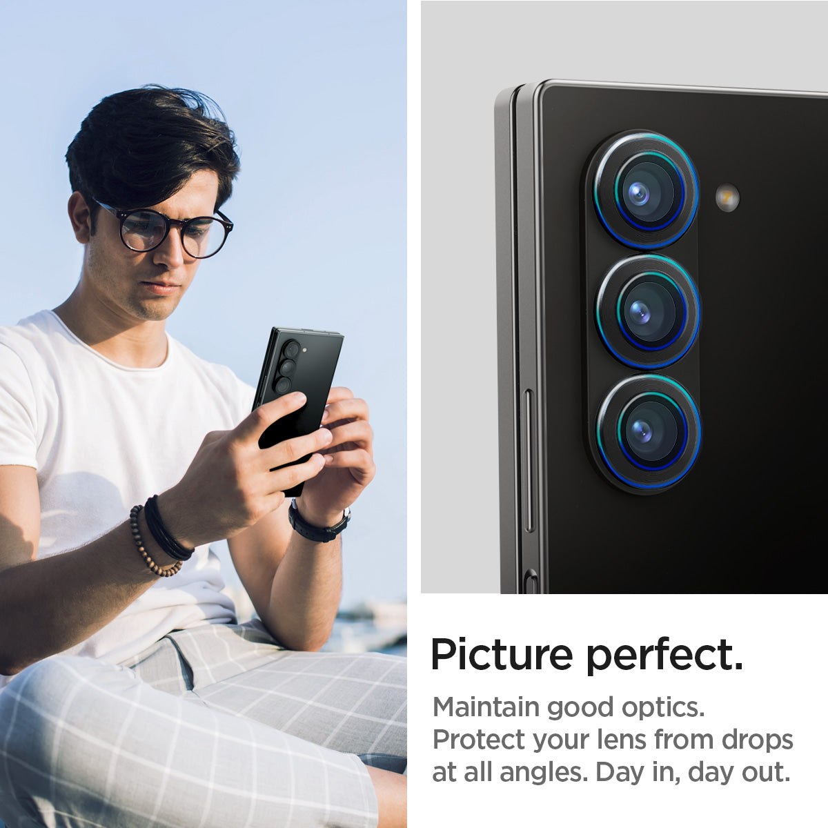 Galaxy Z Fold 6 Series - Optik Pro EZ Fit Lens Protector - Image 11
