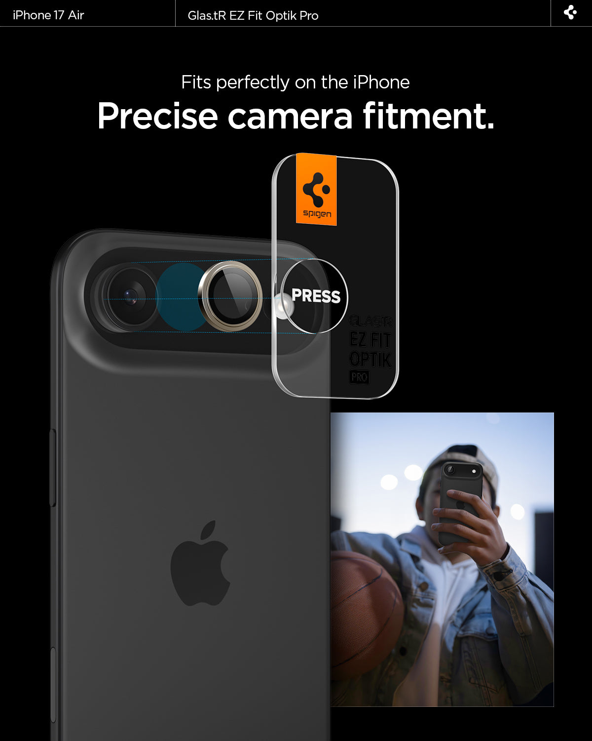 iPhone 17 Series - Optik Pro EZ Fit Lens Protector - Image 61