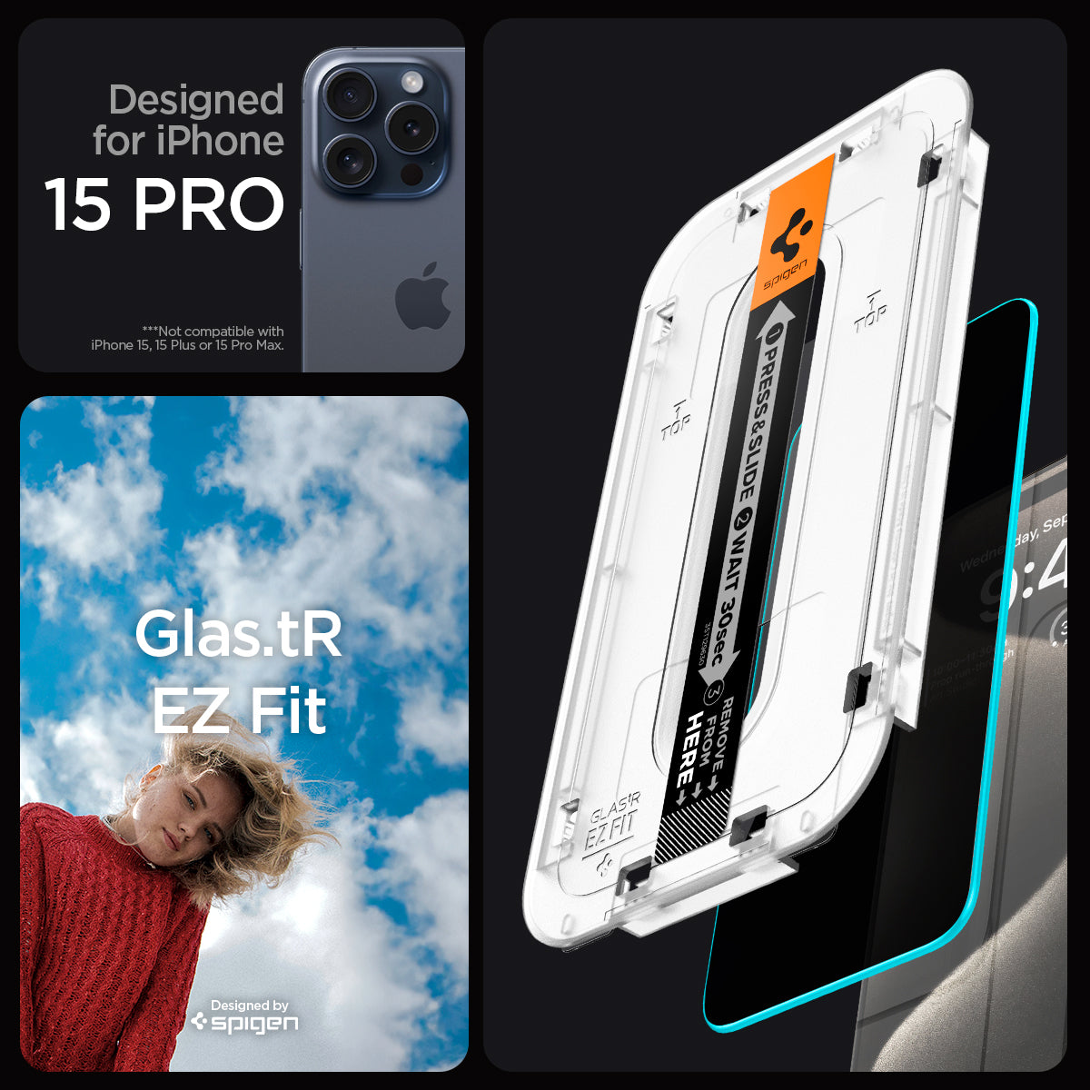 iPhone 15 Series - GLAS.tR EZ Fit | Privacy - Image 13