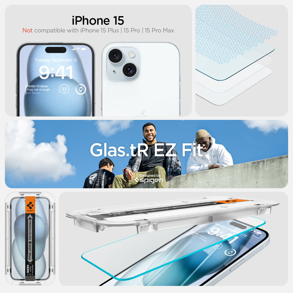 iPhone 15 Series - GLAS.tR EZ Fit | Sensor Protected - Image 27