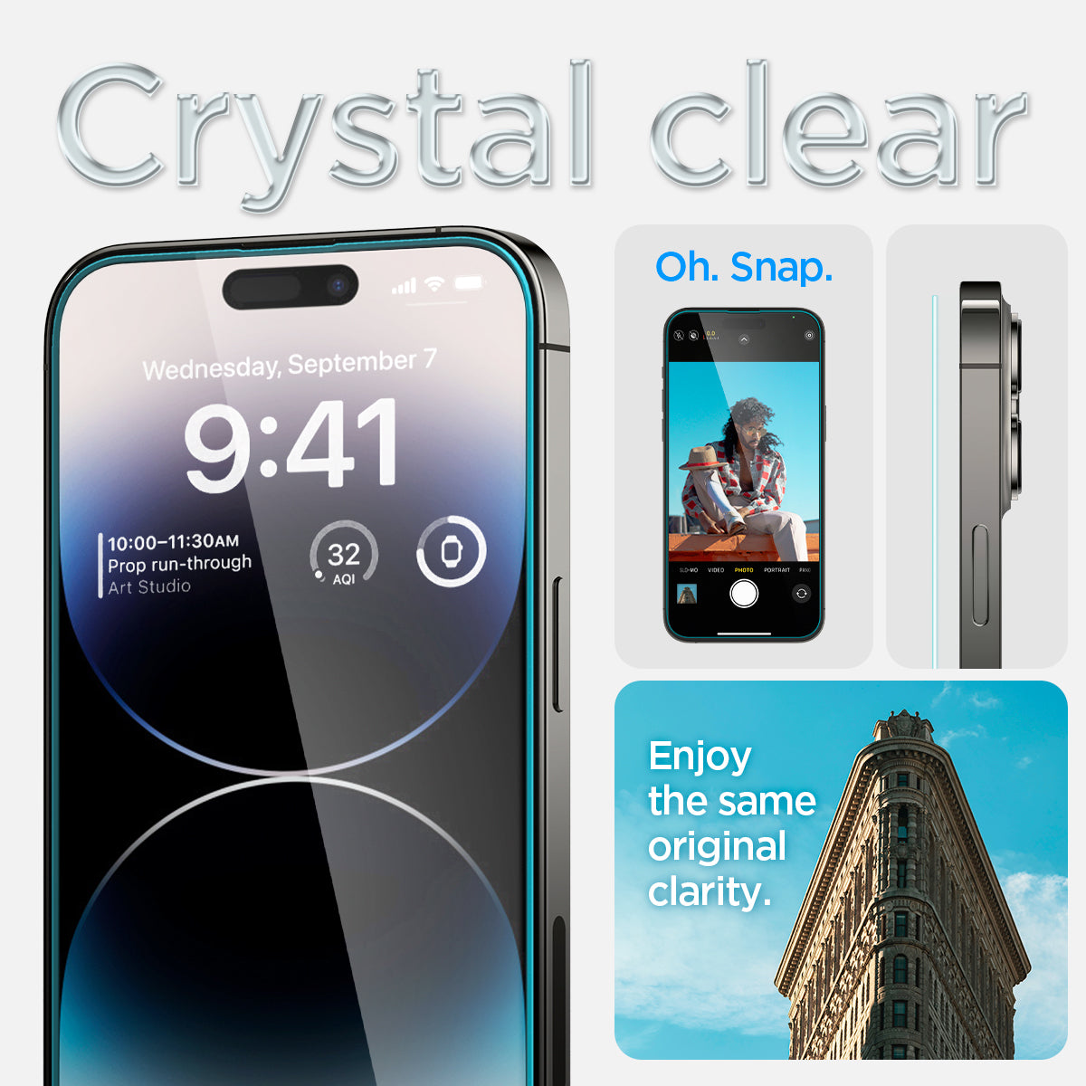 iPhone 14 Series - EZ Fit GLAS.tR | Sensor Protected - Image 30