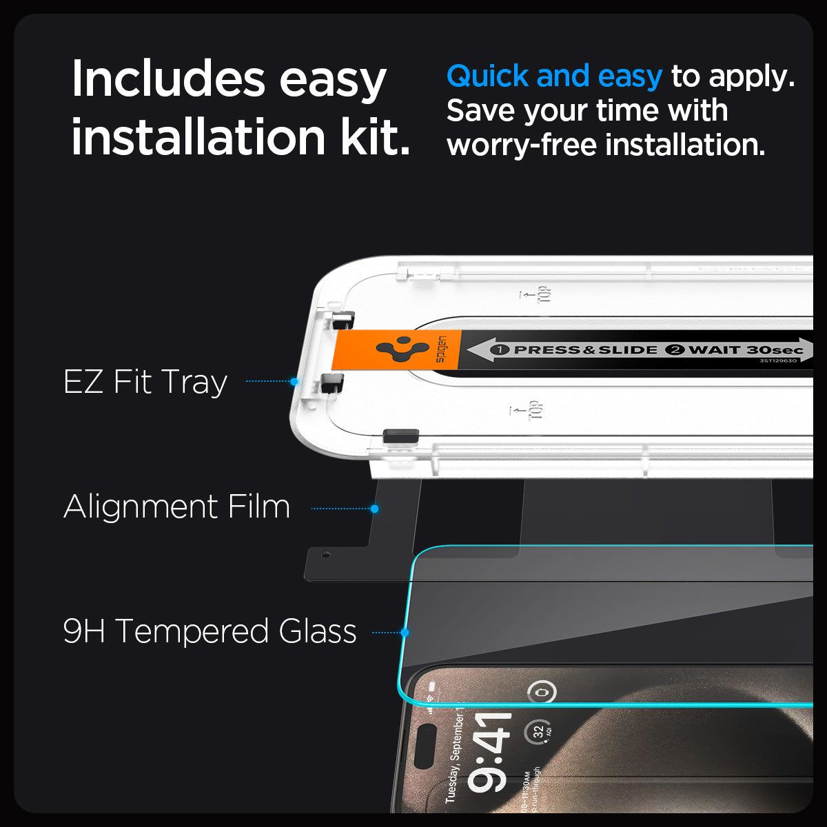 iPhone 15 Series - GLAS.tR EZ Fit | Sensor Protected - Image 10