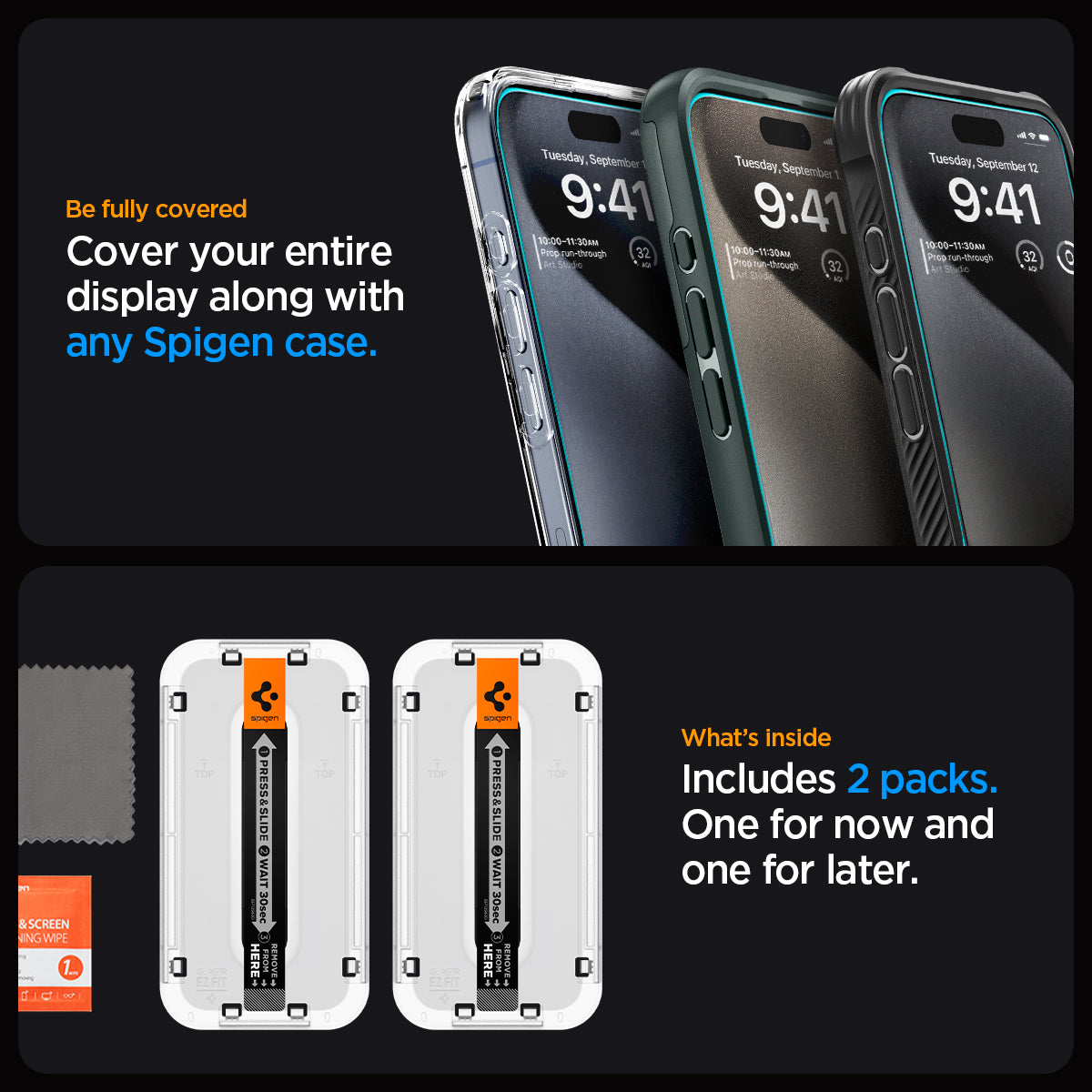 iPhone 15 Series - GLAS.tR EZ Fit | Sensor Protected - Image 12