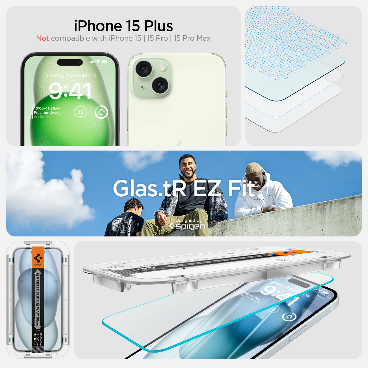 iPhone 15 Series - GLAS.tR EZ Fit | Sensor Protected - Image 20