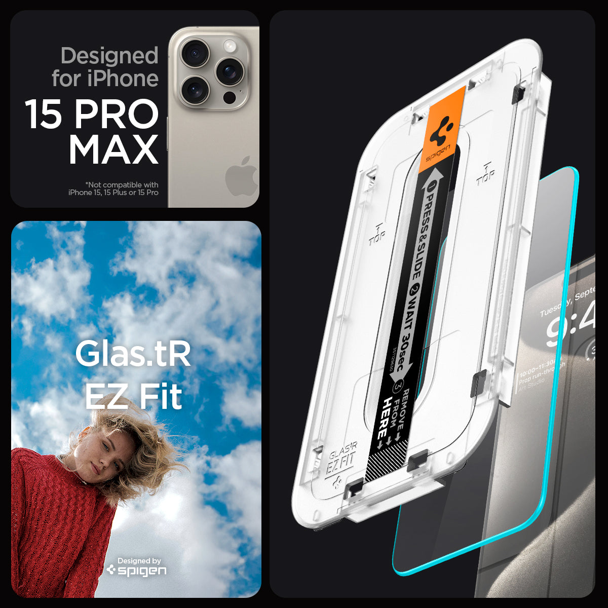 iPhone 15 Series - GLAS.tR EZ Fit | Sensor Protected - Image 6