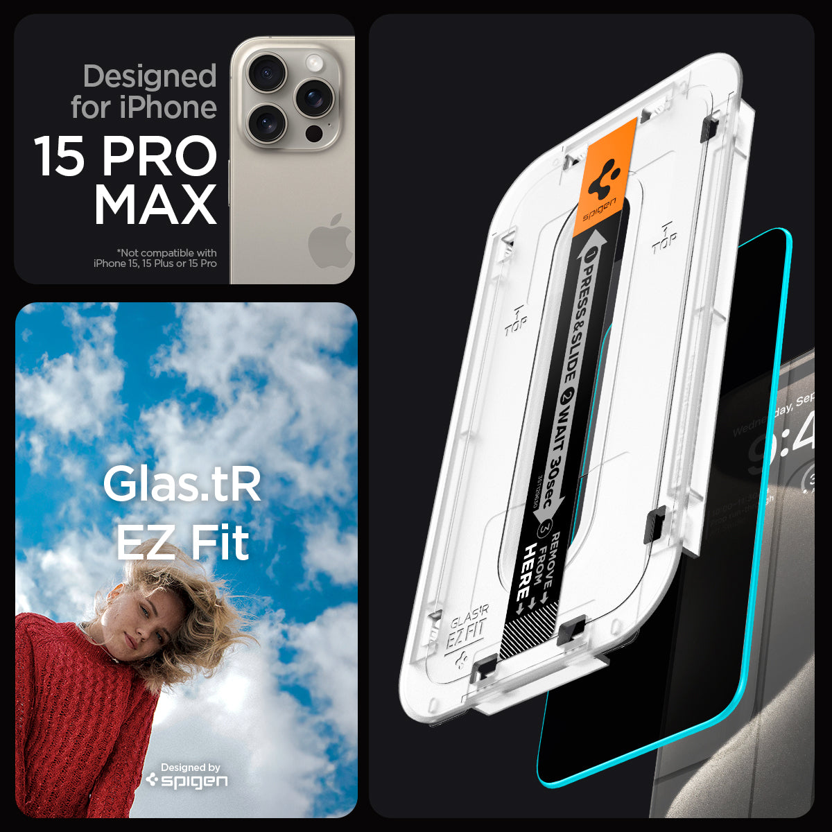 iPhone 15 Series - GLAS.tR EZ Fit | Privacy - Image 6