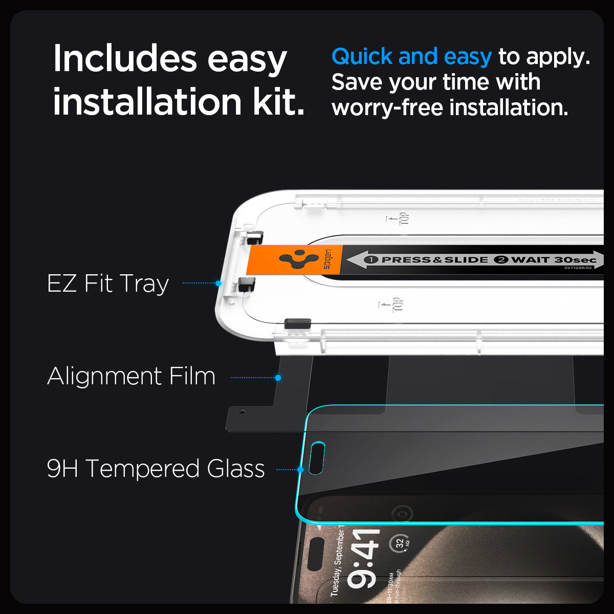 iPhone 15 Series - GLAS.tR EZ Fit | Privacy - Image 3