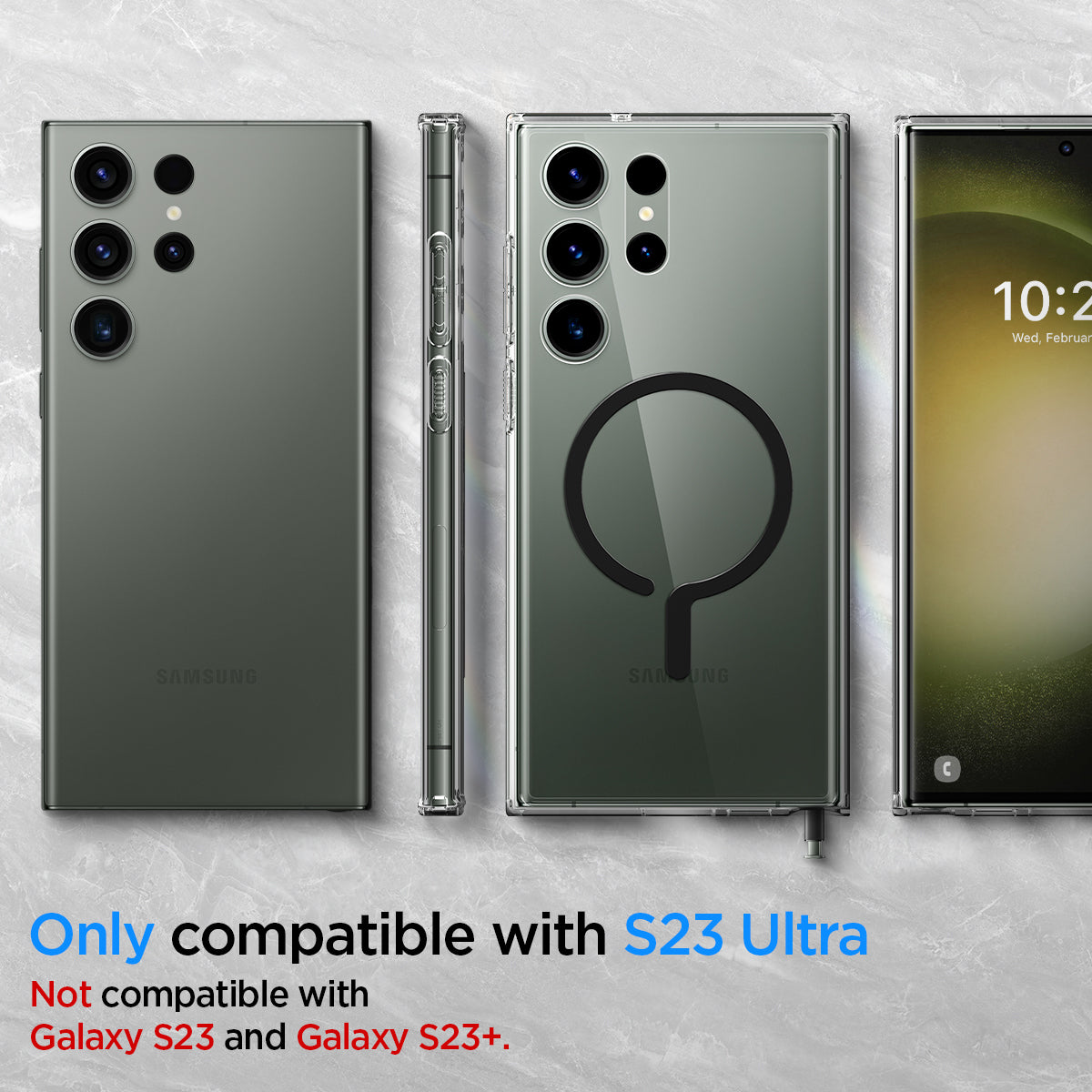 Galaxy S23 Series - Ultra Hybrid Metal Ring (Mag Fit) - Image 17